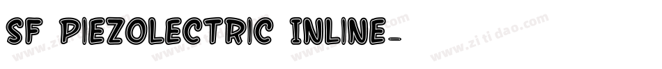SF Piezolectric Inline字体转换